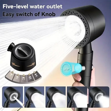Adjustable Pressure Handheld Shower Head