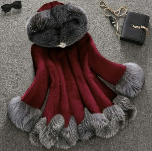 Load image into Gallery viewer, Faux Fur Mink Fur Coat

