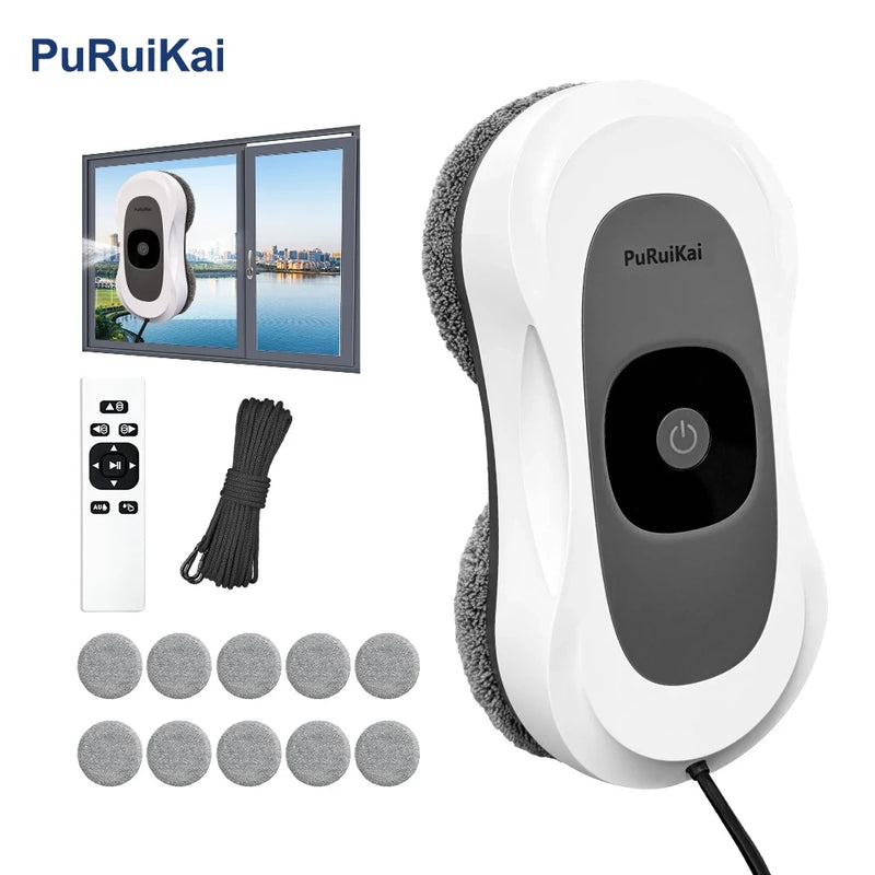 Smart Automatic Window Cleaning Robot
