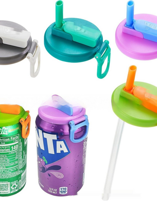 Load image into Gallery viewer, Portable Soda Silicone Straw
