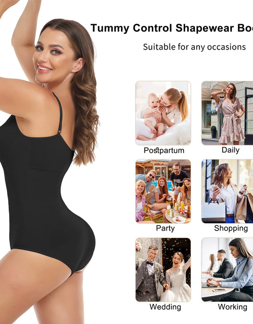 Load image into Gallery viewer, Shapewear Bodysuit for Women Tummy Control Body Shaper Snatched High Waist Body Suit
