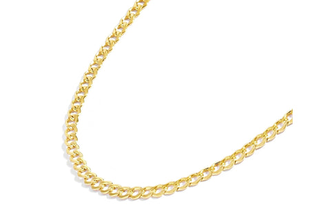 Gold Chain Necklace Collection - 14K Solid Yellow Gold Filled Miami Cuban Curb Link Chain Necklaces for Women and Men with Different Sizes (2.7Mm, 3.6Mm, 4.5Mm, or 5.5Mm)