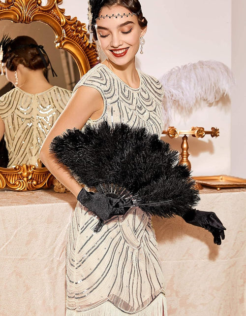 Load image into Gallery viewer, Women'S Flapper Dresses 1920S Beaded Fringed Great Gatsby Dress
