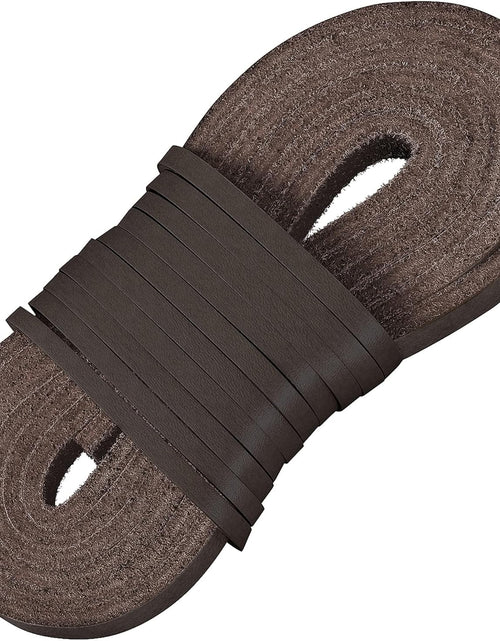 Load image into Gallery viewer, Leather Boot Laces|1/8 Inch Thick 72 Inches Long|2 Leather Strips [1 Pair]

