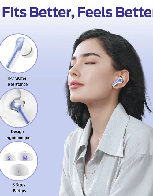 Load image into Gallery viewer, VEATOOL Bluetooth Headphones True Wireless Earbuds 65H Playback Power Display Earphones with Wireless Charging Case IPX7 Waterproof In-Ear Earbuds with Mic for TV Smart Phone Computer Laptop
