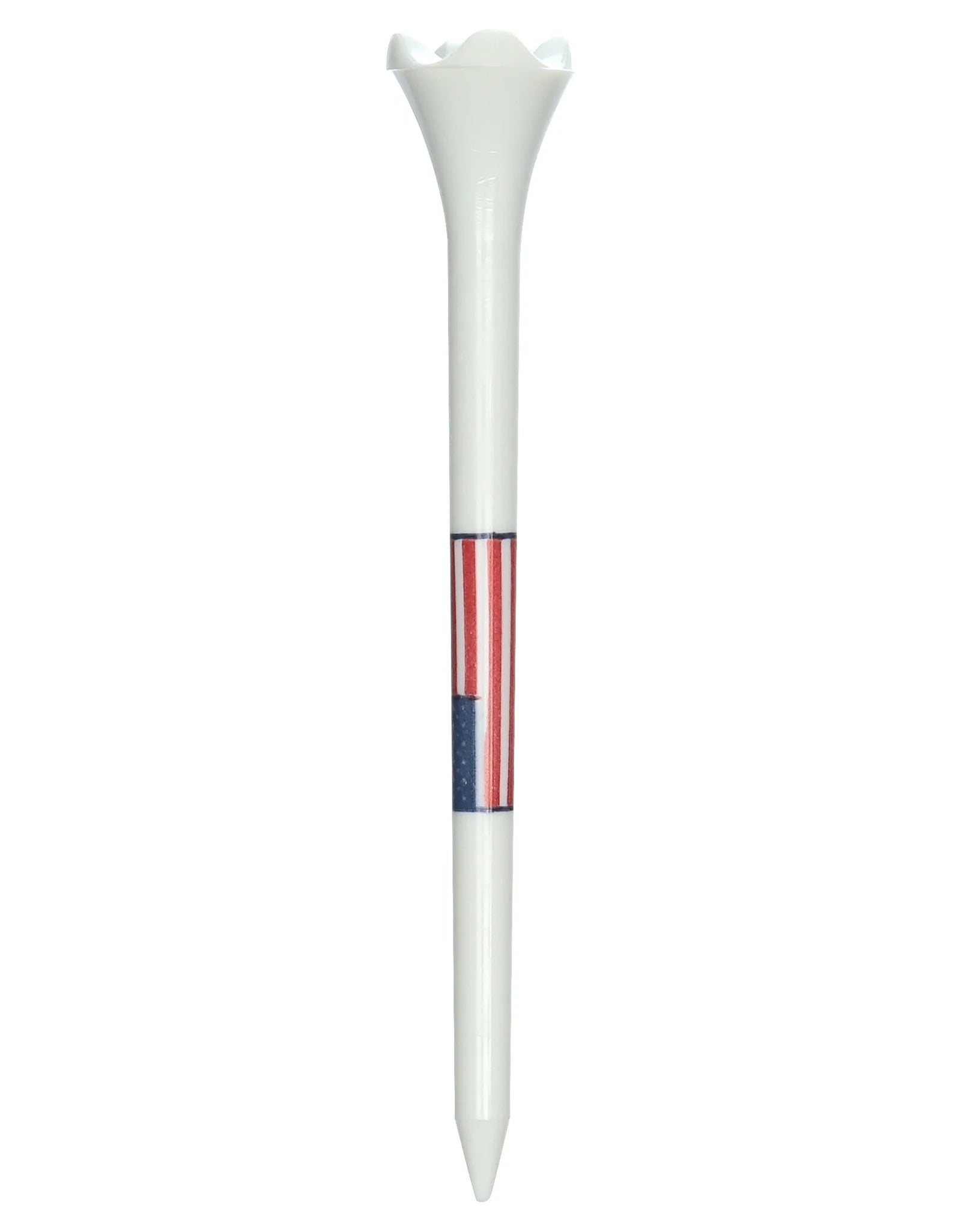 Pride Performance Flag Plastic Golf Tees – Low-Resistance Head, 3.25" Durable Plastic for Golfing, Enhanced Stability, 25 Count