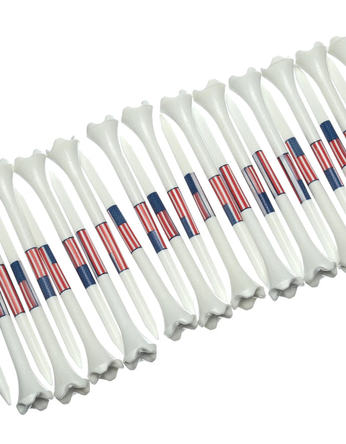 Load image into Gallery viewer, Pride Performance Flag Plastic Golf Tees – Low-Resistance Head, 3.25" Durable Plastic for Golfing, Enhanced Stability, 25 Count
