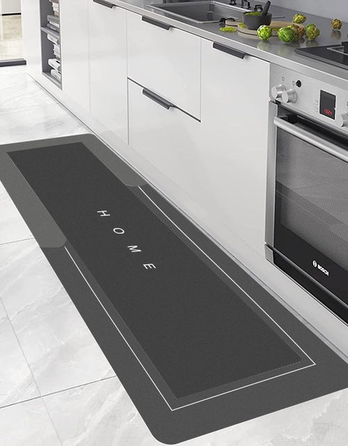 Load image into Gallery viewer, Kitchen Absorbent Mat Non-Skid Waterproof Wipeable Comfort Standing Kitchen Rugs and Mats Wipeable Wash Free Long Strip Carpet
