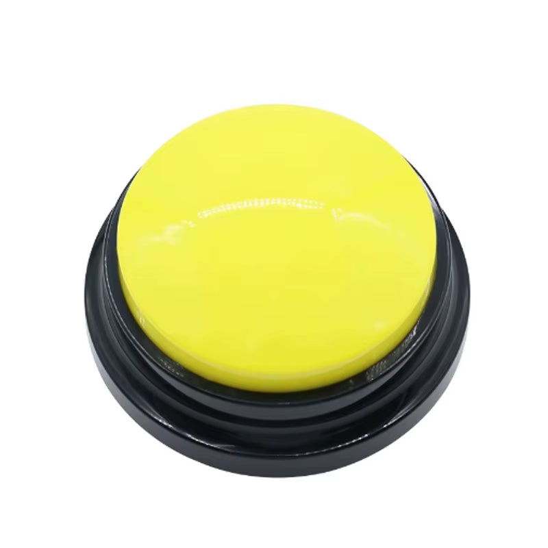 Hot Dog Communication Buttons Voice Recording Button for Pet Training 30 Second Record Playback Funny Gift for Talking