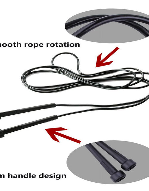 Load image into Gallery viewer, Jump Rope with Small Handle PVC Jump Rope for Cardio Fitness, Versatile Jump Rope for Both Kids and Adults
