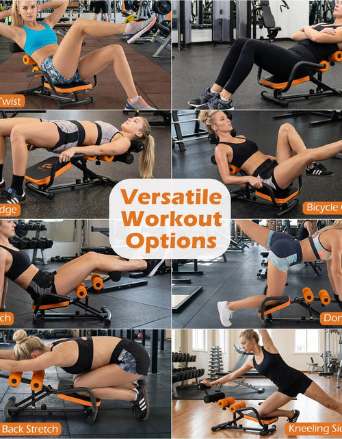 Load image into Gallery viewer, Core Ab Trainer Bench Abdominal Stomach Exerciser Workout Gym Fitness Machine
