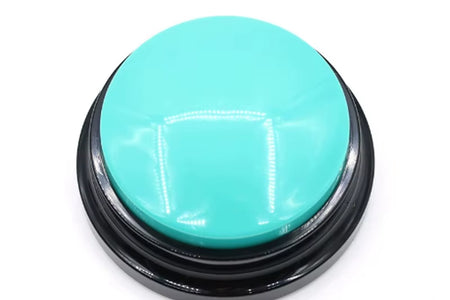 Hot Dog Communication Buttons Voice Recording Button for Pet Training 30 Second Record Playback Funny Gift for Talking