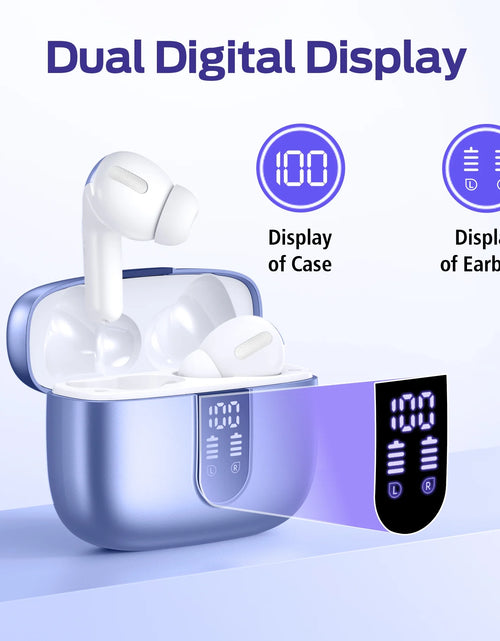 Load image into Gallery viewer, VEATOOL Bluetooth Headphones True Wireless Earbuds 65H Playback Power Display Earphones with Wireless Charging Case IPX7 Waterproof In-Ear Earbuds with Mic for TV Smart Phone Computer Laptop
