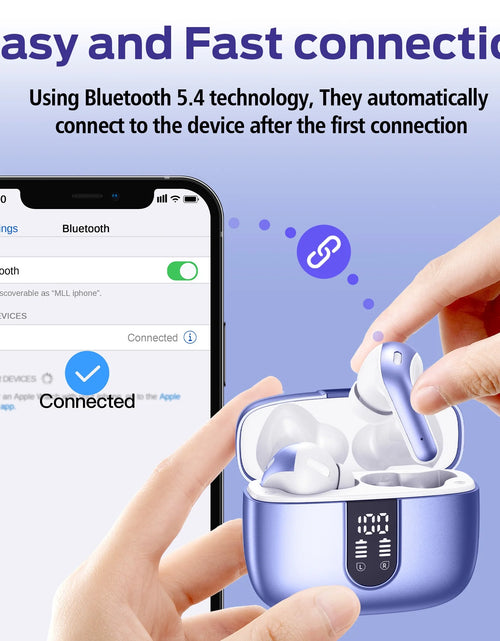 Load image into Gallery viewer, VEATOOL Bluetooth Headphones True Wireless Earbuds 65H Playback Power Display Earphones with Wireless Charging Case IPX7 Waterproof In-Ear Earbuds with Mic for TV Smart Phone Computer Laptop
